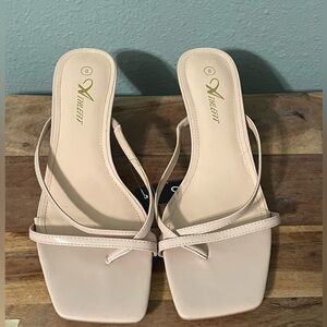 Women's Nude Strappy High heels